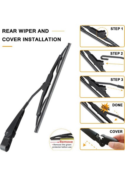 1 Set Arka Ön Cam Silecek Kolu ve 1 Pcs 46545-S1F-981 Kauçuk Araç Debriyaj Pedal Ped Kapağı (Yurt Dışından) fırsatları