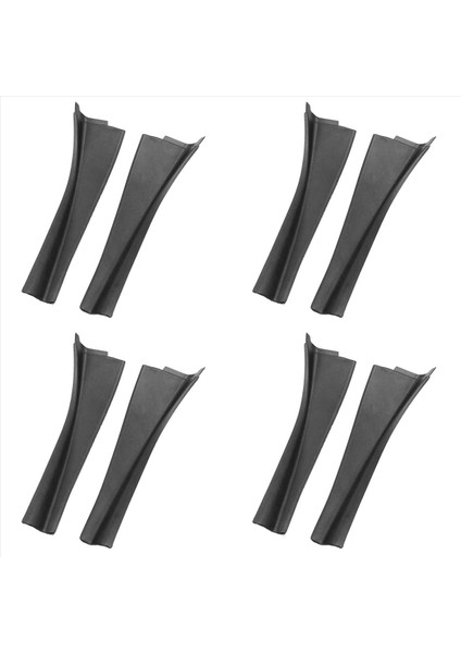 4x Araç Ön Cam Silinme Yan Trim Kapak Su Deflektörü Kaput Plakası Sol Sol Nissan Qashqai J10 2008-2015 (Yurt Dışından)