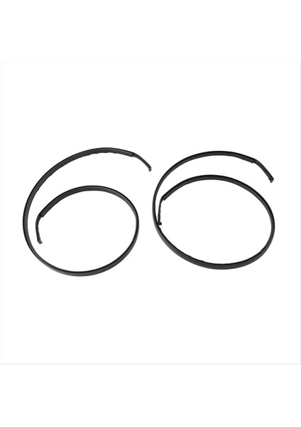 2x Araç Çatı Damağı Kalıp Trim Hava Durumu Sızdırmazlık Şeridi Toyota Yaris Sedan 2007-2011 75551-52160 7555252140 (Yurt Dışından)