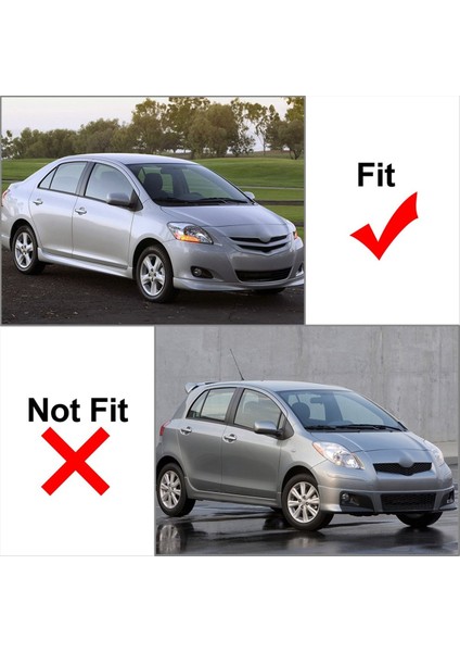 2x Araç Çatı Damağı Kalıp Trim Hava Durumu Sızdırmazlık Şeridi Toyota Yaris Sedan 2007-2011 75551-52160 7555252140 (Yurt Dışından) fiyatları