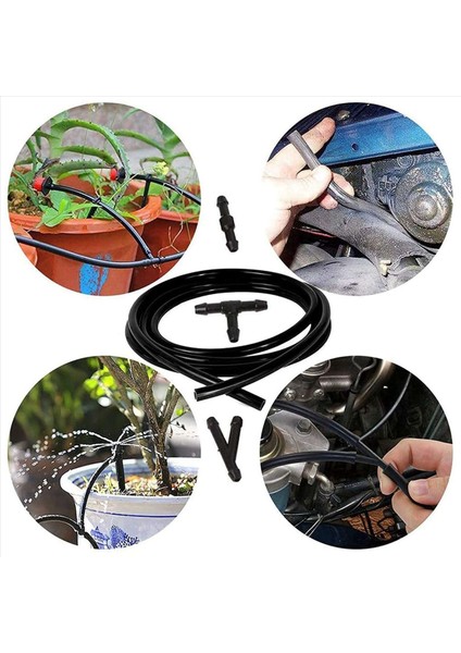 2x Evrensel Ön Cam Yıkayıcı Nozul Hortum Hortum Kiti Çoğu Araba Yıkayıcısı Için Hortum Konektörlü (6m + 30 Adet Konektörler) (Yurt Dışından) fiyatları