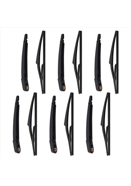 Nissan Rogue Için 6x 28780-JM00A Arka Ön Cam Silecek Kol Bıçağı Qashqai 2008-2013 Için Nissan Juke Tiida 2011-2016 (Yurt Dışından)