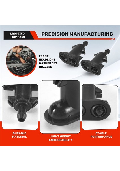 Arazi Için Sol Ön Far Yıkayıcı Jet Mozası Seti Rover Range Rover Sport L320 2010 - 2013 LR015359 LR015358 (Yurt Dışından) indirimleri