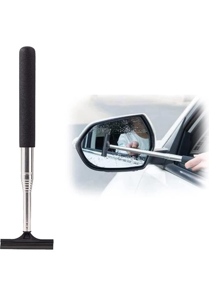 Araba Geri Çekilebilir Dikiz Aynası Silecek Ayarlanabilir Araba Dikiz Kapısı Ayna Fırçası Ayna Silecek ile Katmanlı Fırça Kafası (Yurt Dışından) fiyatları