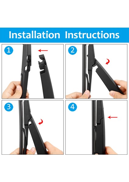 288MM Arka Ön Cam Silecek Bıçağı Kolu Kia Carens Için Kia Carenta I10 Için Kia Carens Sorento Sportage (Yurt Dışından) fırsatları