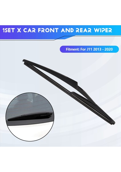 Araba Ön ve Arka Silecek Şerit Ön Cam Ön Pencere Nissan Qashqai Için Araç Aksesuarları J11 2013 - 2020 (Yurt Dışından) fırsatları