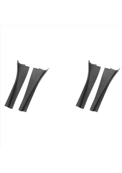 2x Araç Ön Cam Silinme Yan Trim Kapak Su Deflektörü Kaput Plakası Nissan Qashqai J10 2008-2015 (Yurt Dışından)