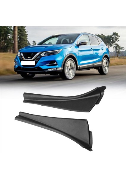 2x Araç Ön Cam Silinme Yan Trim Kapak Su Deflektörü Kaput Plakası Nissan Qashqai J10 2008-2015 (Yurt Dışından) indirimleri