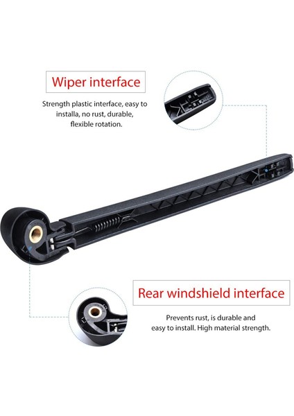 Arka Ön Cam Arka Silecek Kol Bıçak Seti 8R09554071P9 8R0955425 For-Audi Q5 2009-2015 Araçlar Araç Aksesuarları (Yurt Dışından) indirimleri