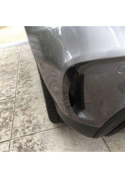 Çift Arka Tampon Havalandırma Kapağı Kanatları Ayırıcı Trim Mercedes-Benz Gla 200 250 X156 GLA45 Amg 2013-2018 (Yurt Dışından) indirimleri