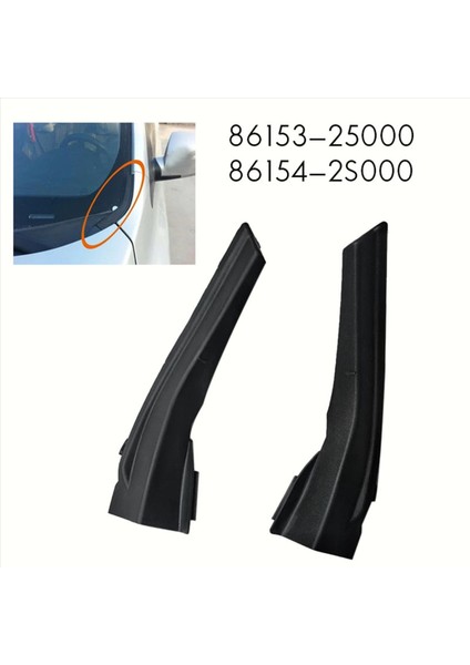 10X Araç Ön L+R Silecek Derivasyon Kapağı Plakası Hyundai IX35 Için Tucson 861532S000 861542S000 (Yurt Dışından) fiyatları