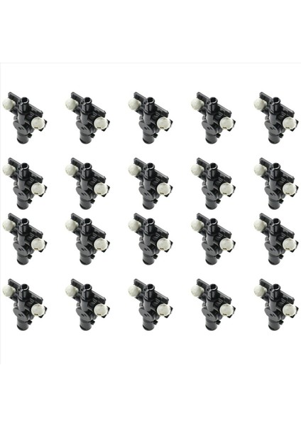 20X Far Suyu Sprey Mezası Yıkayıcı Jet Konnektör Adaptör Adaptör Tutucu Honda Lexus Suzuki Mazda Nissan Subaru (Yurt Dışından)