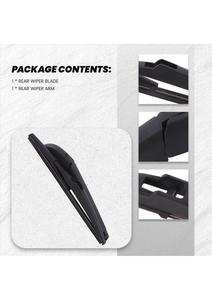 Toyota Rav4 Için 2013-2017 Arka Silecek Kol Bıçağı Seti 85242-42040 Fabrika Değiştirme Aksesuarları Parçaları (Yurt Dışından) indirimleri