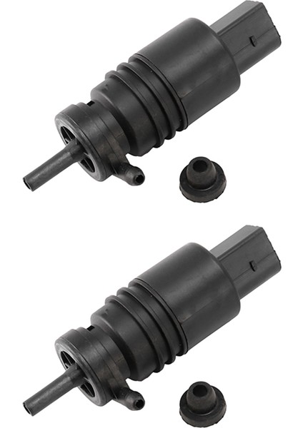 2x Ön Cam Yıkayıcı Motor Pompası Yıkayıcı Pompası Bmw E46 E38 E39 E60 E65 67128362154 1J5955651 Benz Audi Audi Otomatik Aksesuarlar (Yurt Dışından)