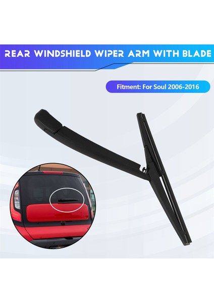 Kia Soul Için Kia Soul 2006-2016 Için Kia Sorento 2010-2015 Için Blade ile Arka Ön Cam Silecek Kolu 988152P000 (Yurt Dışından) fırsatları