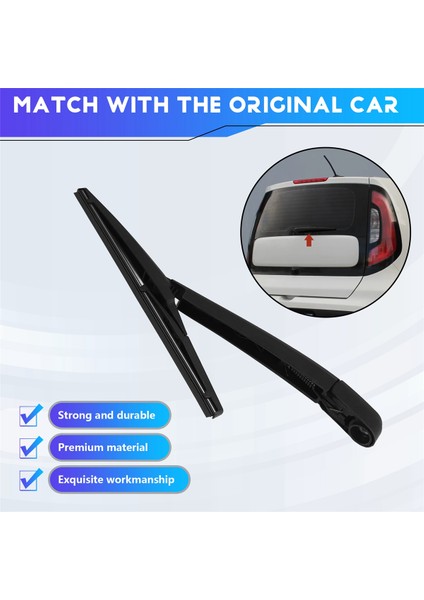 Kia Soul Için Kia Soul 2006-2016 Için Kia Sorento 2010-2015 Için Blade ile Arka Ön Cam Silecek Kolu 988152P000 (Yurt Dışından) indirimleri