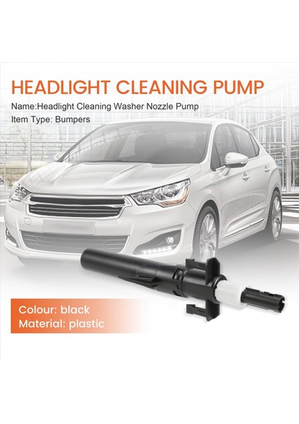Peugeot 207 307 607 Citroen C4 C5 89028244 6438P1 Far Far Yıkama Braketi Için Far Temizleme Rondelası Pompası (Yurt Dışından) fırsatları