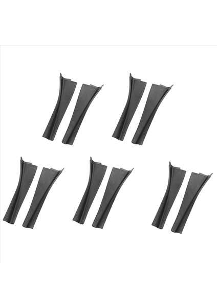 10X Araba Ön Cam Silecek Yan Trim Kapak Su Deflektörü Kaput Plakası Nissan Qashqai J10 2008-2015 (Yurt Dışından)