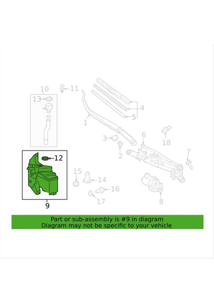 Araba Ön Cam Yıkayıcı Sıvı Rezervuar Su Pompası Silecek Su Deposu 85315-0A070 Toyota Corolla Cross 2021 (Yurt Dışından) indirimleri