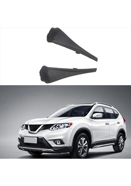 8x Ön Cam Silecek Kolu Kabuk Yan Trim Kapak Nissan Xtrail Xtrail T32 Rogue 2014-2020 Için Su Deflektör Plakası (Yurt Dışından) fırsatları