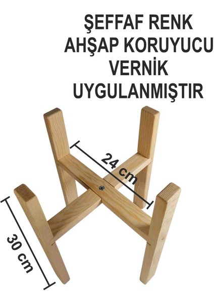Vernikli Ahşap Saksı Standı Çiçeklik Saksılık Ayağı Stant Raf Saksı Altlığı Stand fiyatları