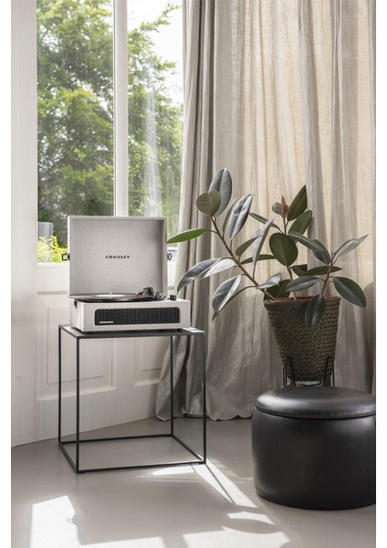 Vintage Bluetooth Alıcılı ve Taşınabilir Müzik Pikap