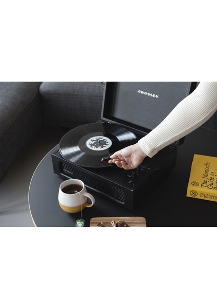 Vintage Bluetooth Alıcılı ve Taşınabilir Müzik Pikap