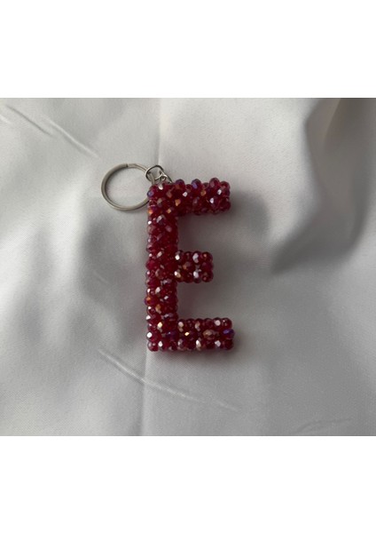 Anahtarlık Çanta Charmı El Yapımı Harf Anahtarlık Harf Çanta Charmı Tutma Yeriyle Tam Boy 10 cm