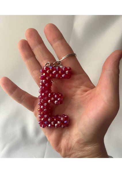 Anahtarlık Çanta Charmı El Yapımı Harf Anahtarlık Harf Çanta Charmı Tutma Yeriyle Tam Boy 10 cm modelleri