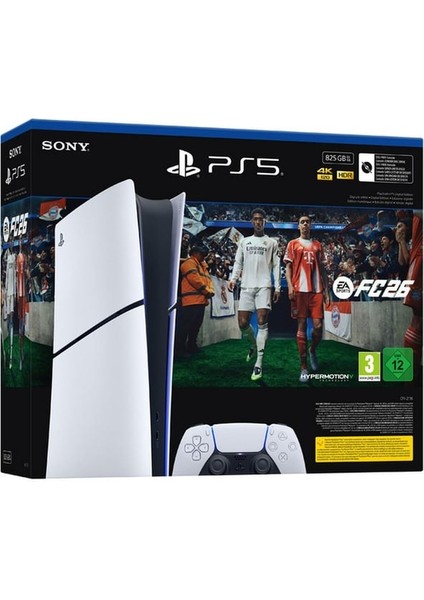 Playstation 5 Slim Dijital Versiyon / Ea Sports FC26 (Bilkom Garantili) fiyatları