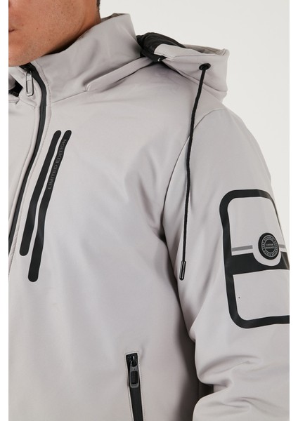 Regular Fit Çıkarılabilir Kapüşonlu Cepli Mont Erkek Mont 497ALBERT