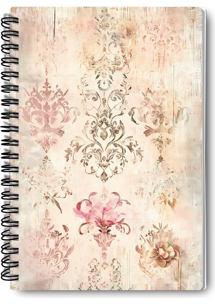 Soft Renkli Retro Temalı Tasarım Tel Spiralli 4'lü Hatıra, Günlük, Ajanda, Anı, Okul Defter Seti modelleri