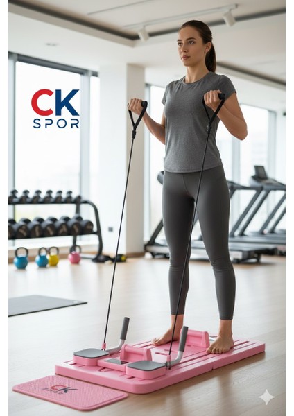 Fonksiyonel Pilates Istasyonu – Reformer, Tower ve Chair Özellikli Profesyonel Pilates Ekipmanı