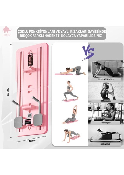 Fonksiyonel Pilates Istasyonu – Reformer, Tower ve Chair Özellikli Profesyonel Pilates Ekipmanı modelleri