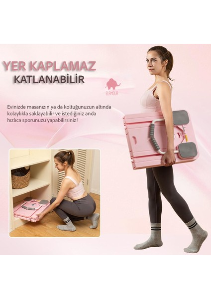 Fonksiyonel Pilates Istasyonu – Reformer, Tower ve Chair Özellikli Profesyonel Pilates Ekipmanı