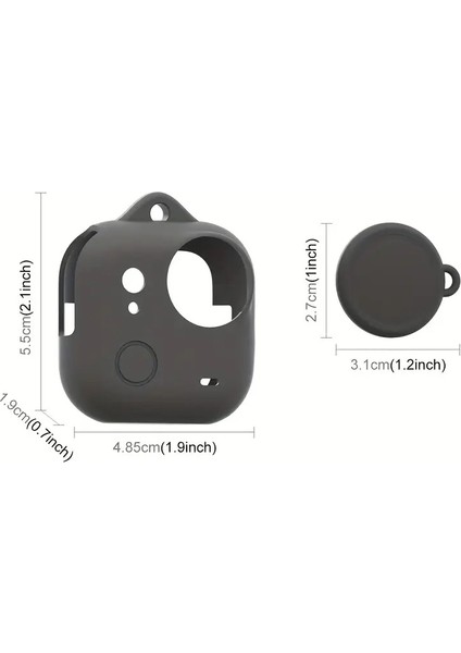 INSTA360 Go Ultra Silikon Kılıf ve Lens Cap (Lens Kapağı) Seti Siyah fiyatları