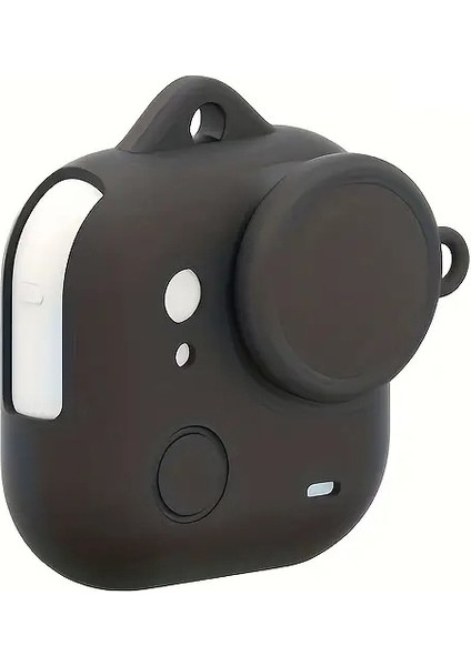 INSTA360 Go Ultra Silikon Kılıf ve Lens Cap (Lens Kapağı) Seti Siyah modelleri