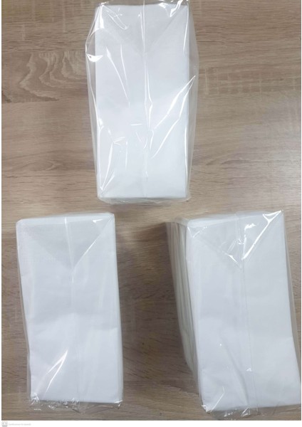 Beyaz (33X33 Cm) Kağıt Peçete Çift Katlı 1/8 Garson Katlama (100 Adet)