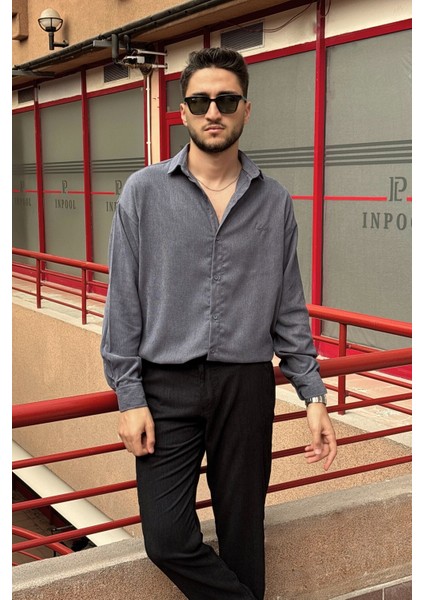 Erkek, Nakış Detaylı, Regular-Fit, Kışlık-Baharlık, Ince Fitilli Kadife Gömlek G16 modelleri