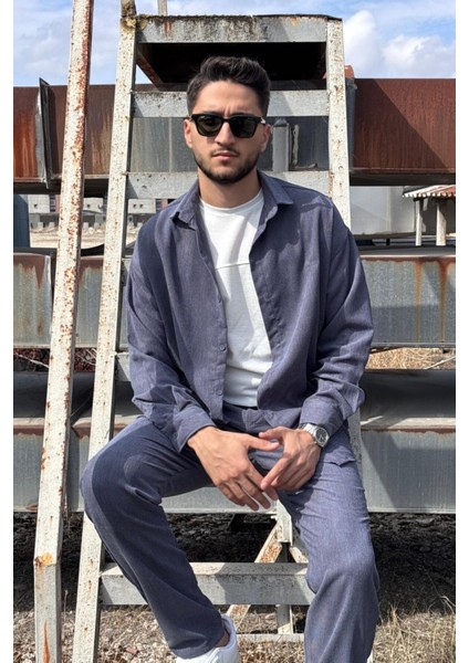 Erkek, Nakış Detaylı, Regular-Fit, Kışlık-Baharlık, Ince Fitilli Kadife Gömlek G16 fırsatları