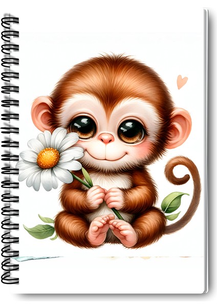 Sevimli Hayvanlar No:1 Tasarım Tel Spiralli 4'lü Hatıra, Günlük, Ajanda, Anı, Okul Defter Seti fırsatları