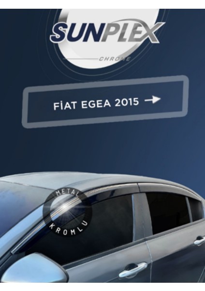 Fiat Egea 2015 ve Sonrası Kromlu Cam Rüzgarlığı Takım 4’lü Takım Rüzgar Kesici, Yağmur Önleyici fiyatları