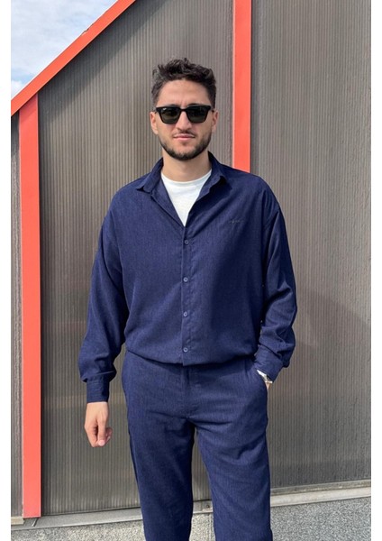 Erkek, Nakış Detaylı, Regular-Fit, Kışlık-Baharlık, Ince Fitilli Kadife Gömlek G16 fırsatları