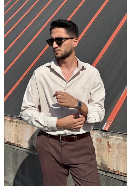 Erkek, Nakış Detaylı, Regular-Fit, Kışlık-Baharlık, Ince Fitilli Kadife Gömlek G16 fırsatları