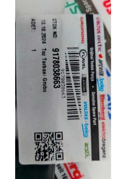 Grundig -VCR-7230 Robot Süpürge Toz Torbası (2ADET) fırsatları