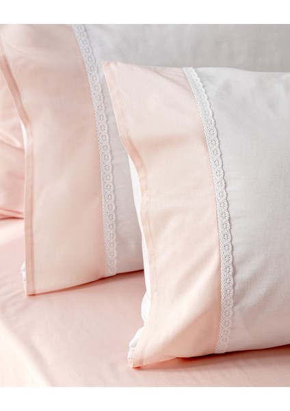 Nicola %100 Pamuk 2'li Yastık Kılıfı - Pudra fiyatları