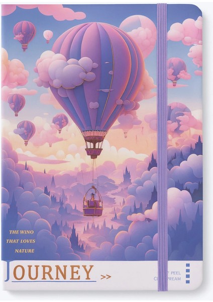 Ajanda Günlük Çizgili Not Defteri Notebook Mor Balon fiyatları