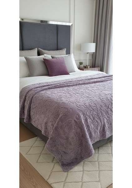 Emboss Çift Kişilik Battaniye Külmoru