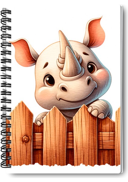 Sevimli Hayvanlar No:5 Tasarım Tel Spiralli 4'lü Hatıra, Günlük, Ajanda, Anı, Okul Defter Seti fiyatları