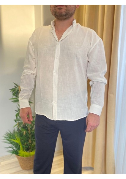 Oversize Keten Gömlek modelleri